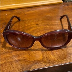 Coach Brown Sunglasses Classic Oval Design